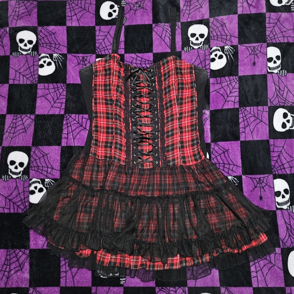 🕸 Tripp nyc plaid tutu dress 🕸